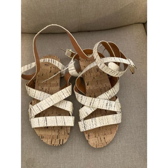 Rebecca mink off strapped flat sandals - Picture 1 of 3